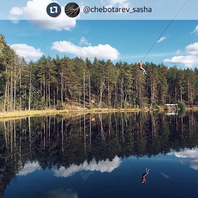 Спасибо @chebotarev_sasha за отличные фото и отзывы о веревочном парке GREENVALD Парк Скандинавия 
Мы ждем вас каждый день с 10.00 до 20.00  Координаты: 60.287649, 29.744828